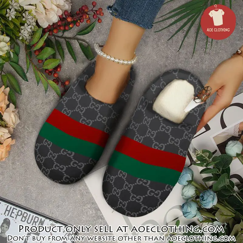 Gucci fleece slippers luxury inhouse slippers ihs1006 aoe2211952